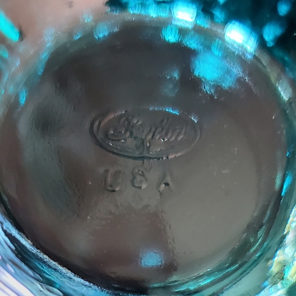 Fenton Blue Art Glass Panel Dish - Picture 6 of 7